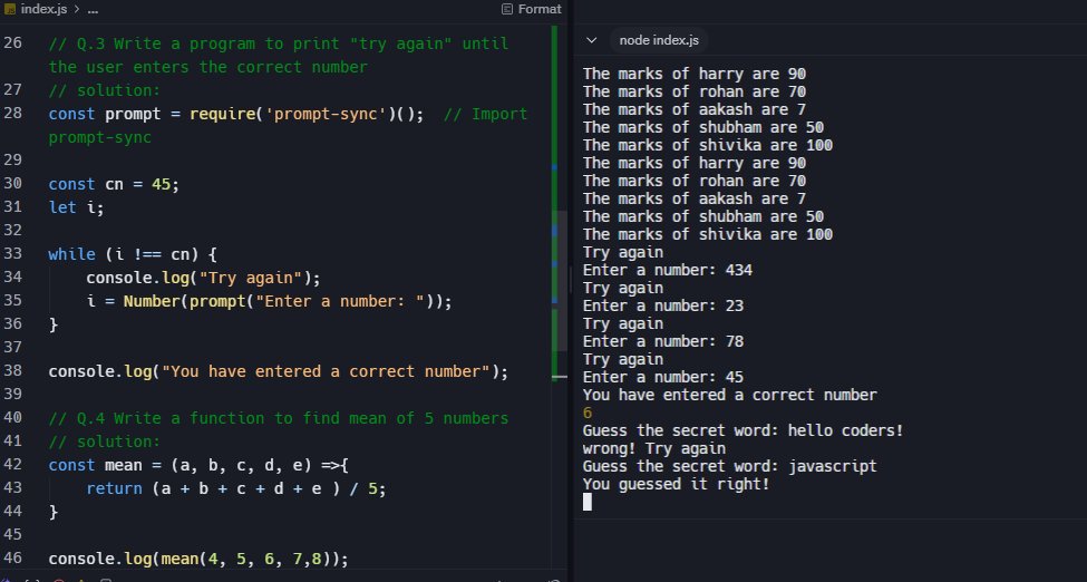 Sakshi1145's tweet image. π JS Chapter β 3
Practiced: loops, arrays, objects & functions making code repeat & organize! π
Solved for, while, for-in loops + interactive promptπ₯οΈ
πcodepen.io/sakshi_Mane/peβ¦
π§ π‘ Keep coding, keep growing!
#JavaScript #CodeNewbie #JSBasics #50DaysOfJS #WomenWhoCode