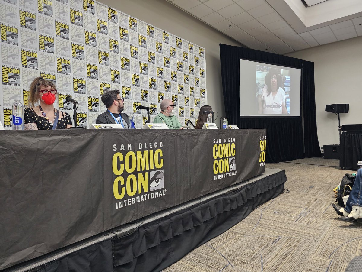 Although I couldn't be at Comic-Con this year, I did have a small  presence via a video I made with Andy Mangles. It ran during the "Out in  Comics" panel. When that panel becomes available online, I'll link to  it on my Facebook page.
