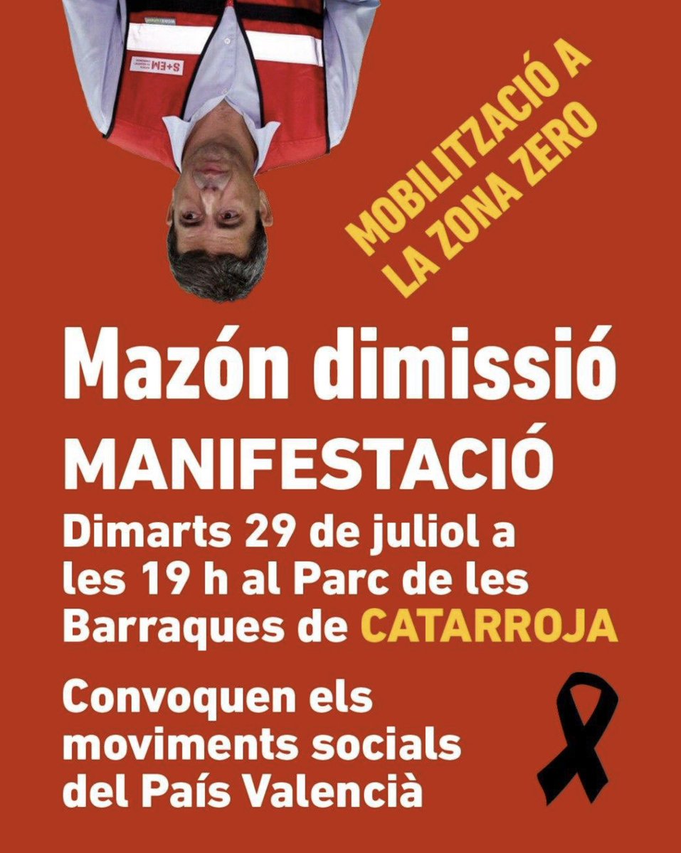 Hui a Catarroja li ho tornarem a dir alt i clar: #MazonDimissio