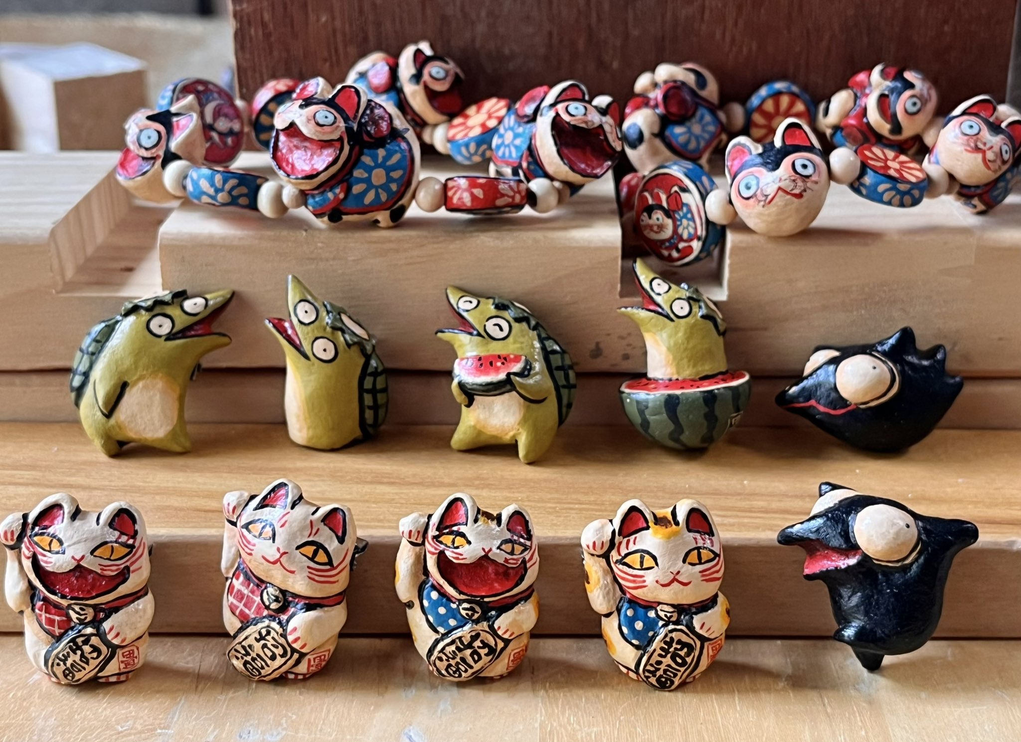 花日和　畳　招き猫　ブローチ　花日和畳 花日和 畳 招き猫 ブローチ 花日和畳 【公式通販】