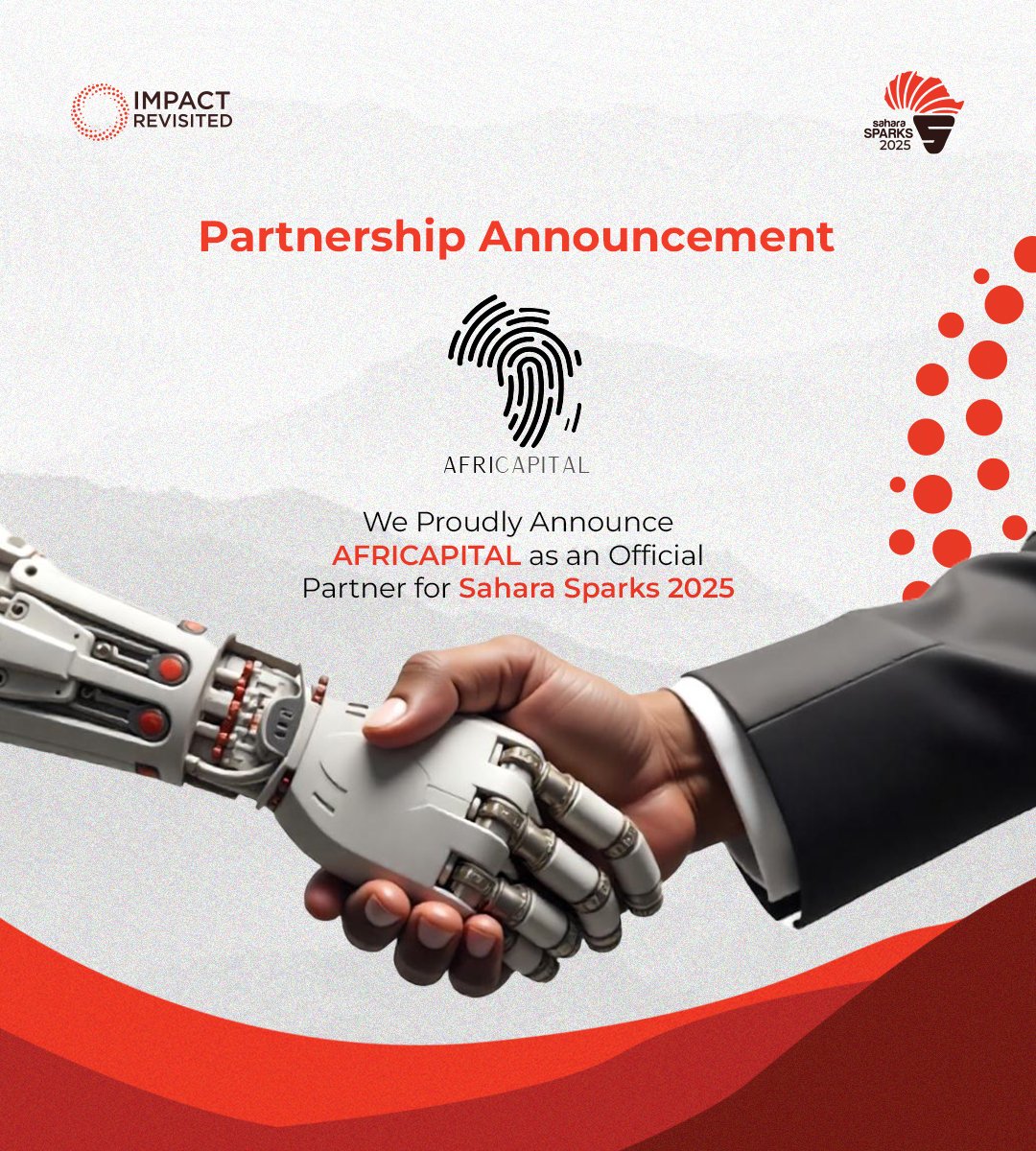 Sahara Sparks (@sparksahara) on Twitter photo Partner Alert 🚨
Welcome on board <a href="/africapitaltz/">AFRICAPITAL Investment Holdings Limited</a>
Together, we aim to drive bold conversations, spark meaningful innovation, and make this 10-year edition truly unforgettable. Here's to a partnership rooted in impact, growth, and shared vision.
#SaharaSparks2025
#ImpactRevisited Partner Alert 🚨
Welcome on board <a href="/africapitaltz/">AFRICAPITAL Investment Holdings Limited</a>
Together, we aim to drive bold conversations, spark meaningful innovation, and make this 10-year edition truly unforgettable. Here's to a partnership rooted in impact, growth, and shared vision.
#SaharaSparks2025
#ImpactRevisited