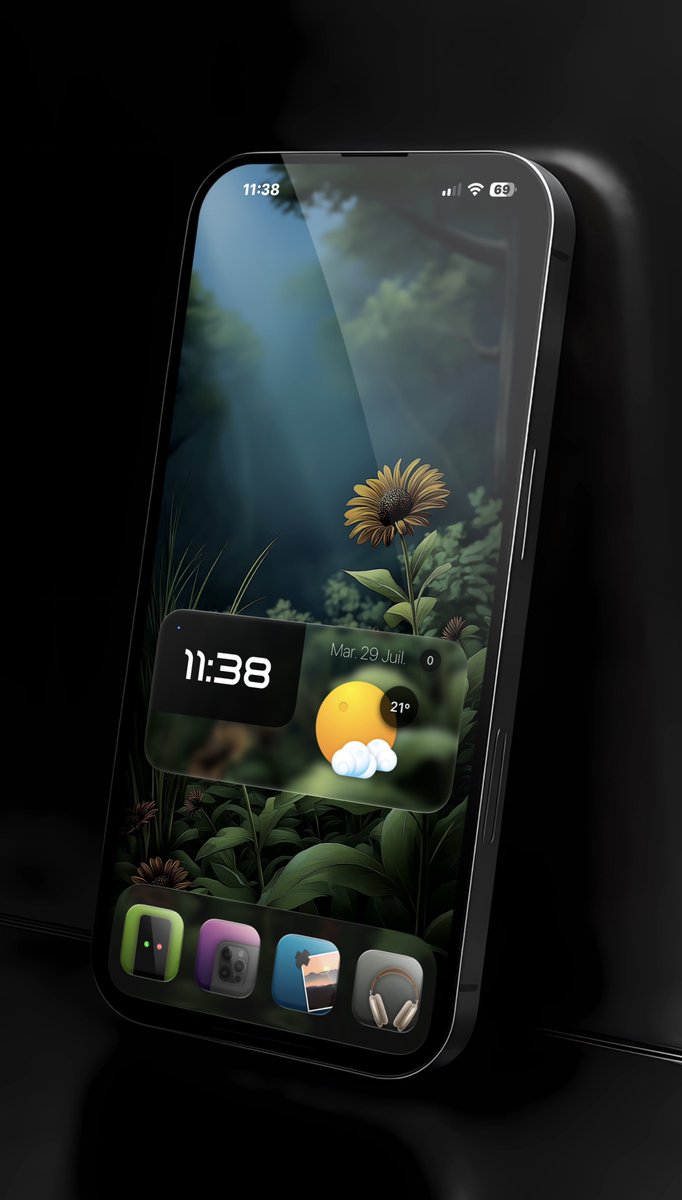 TeboulDavid1's tweet image. My Tuesday iOS26 setup ♥️