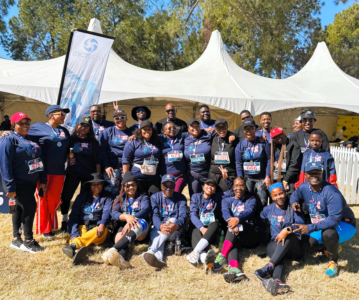 MictSeta's tweet photo. Our Game Changers showed up strong for #702WalkTheTalk2025 - walking in unity for wellness & Mandela Month.
Thank you #TeamMICT for making it memorable!
#MandelaMonth #MICTWellness #WeWalkedTheTalk #702WTT https://t.co/J8P9wpDQh4