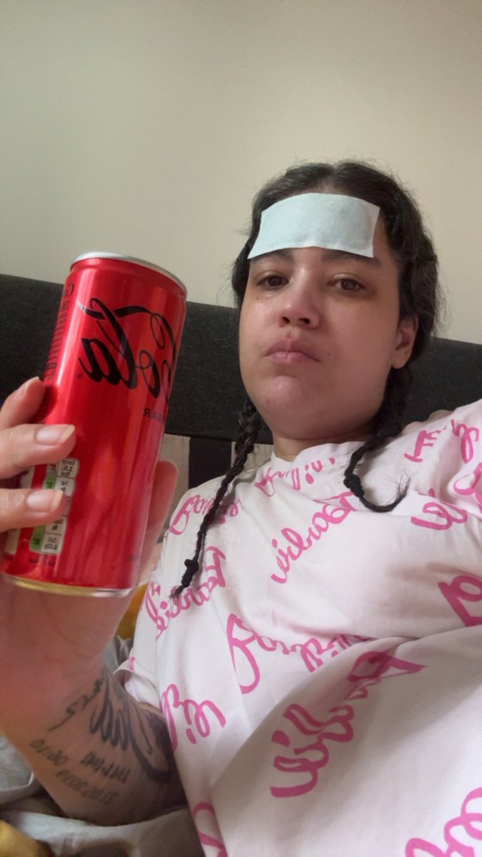 I did In fact have a coke , sounds bizarre but caffeine helps with the head pressure. When it’s too much I have a Coca Cola (I try avoid it as I drink water and 1 small bottle of fizzy water only daily) . God is my strength 🙌🏽🙌🏽. Thank you to those who have reached out to me ❤️