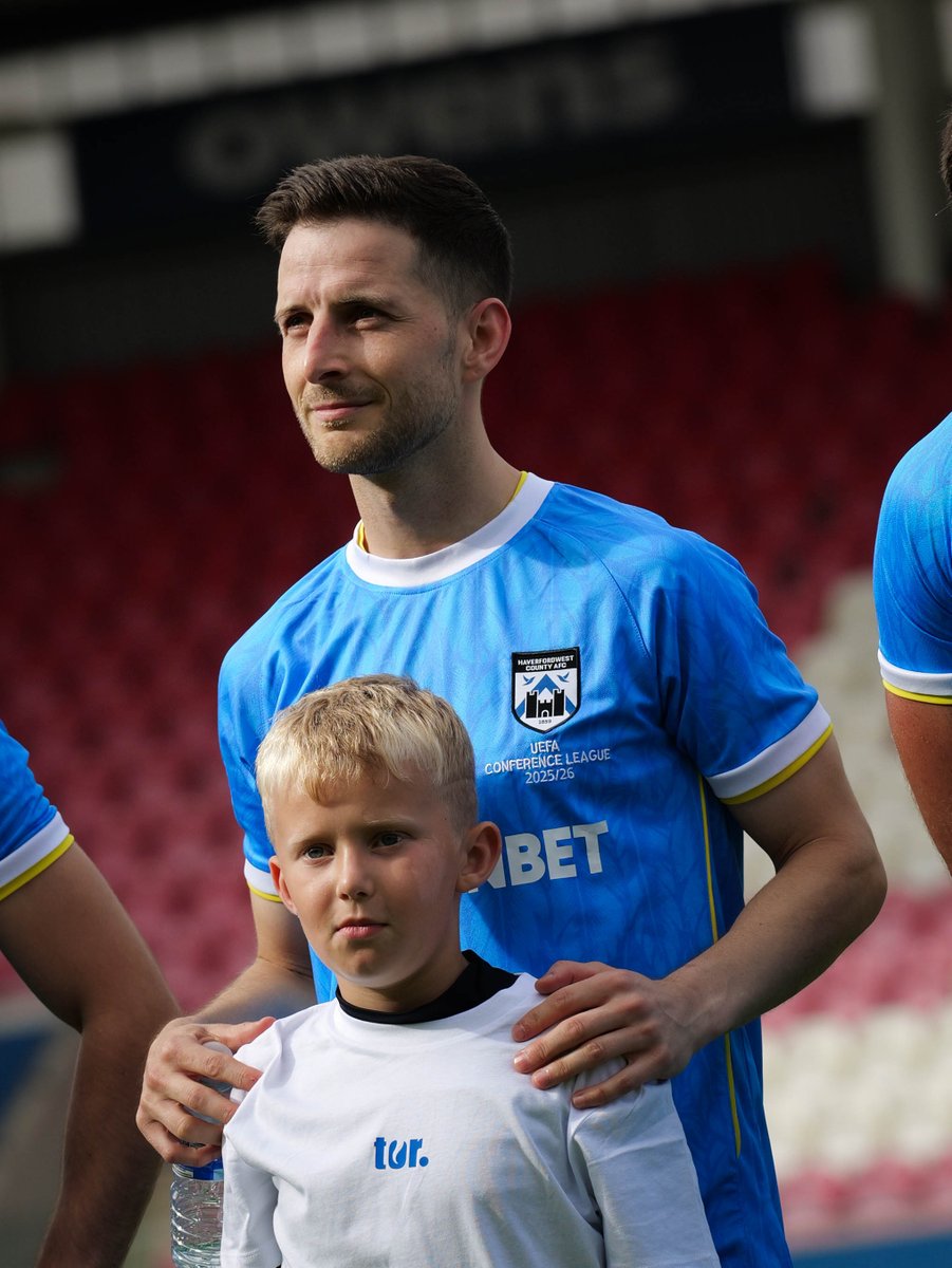 Everyone at Haverfordwest County sends their congratulations and very best wishes to Kyle McCarthy and his fiancé Lauren, who will be tying the knot later today! 💍

We hope you both have a fantastic day celebrating! 💙