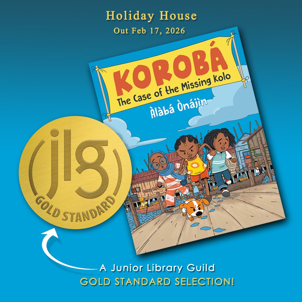 YAY! So excited to share the news that the Junior Library Guild has selected KOROBA BOOK 1: CASE OF THE MISSING KOLO as a GOLD STANDARD Selection! 

Cant wait for kids to dive into Korobá's beautiful world and read this exciting new mystery adventure!