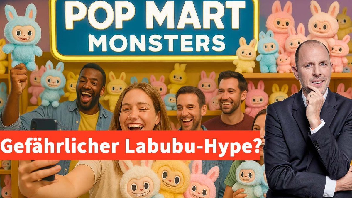 Der Labubu-Hype hat Deutschland erreicht. In Berlin hat der erste Pop-Mart-Store geöffnet.  Leider gibt es auch unzählige Fake-Shops, die euch um euer Geld bringen. Was ihr dagegen tun könnt, erfahrt ihr im Video 👉 youtube.com/watch?v=B38lz4…