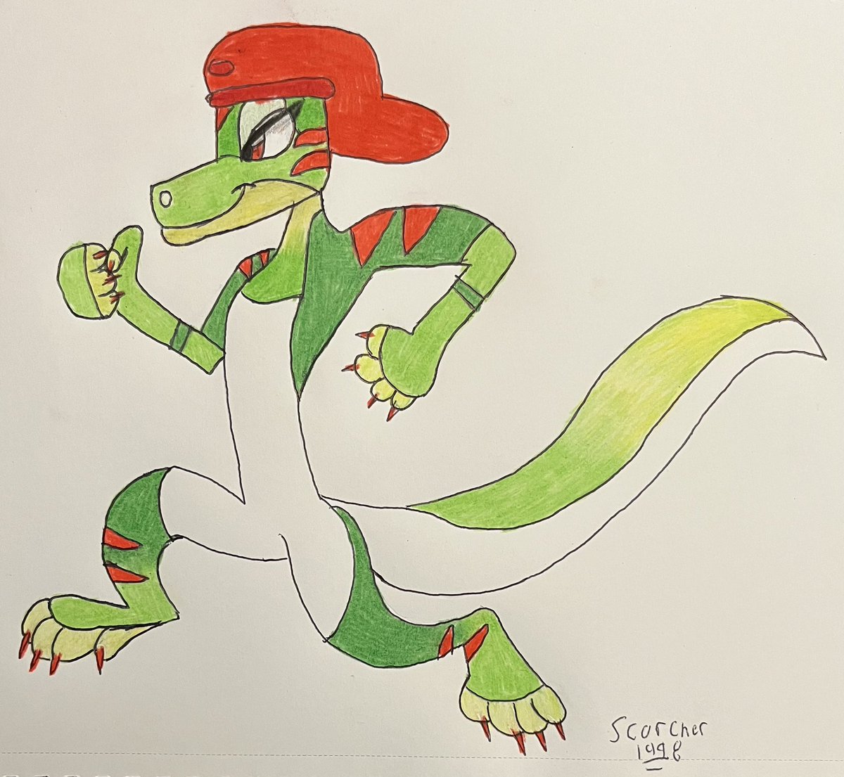 Art fight 2025 - running gecko 

Attack for <a href="/montesmithart/">Monte Smith 🌴🌸🪩</a> of their anthro Madagascar gecko oc gecko doing some running exercises 

Hope you like it 

#artfight #artfight2025 #attack #drawing #sfw #fullbody #furry #anthro #oc #gecko