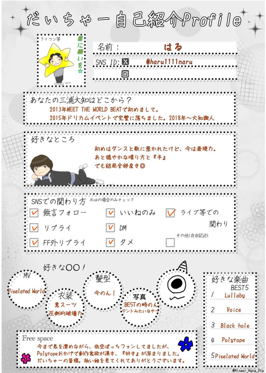 れ(๑❛ᴗ❛๑)自己紹介文をお読み下さい はる on X: