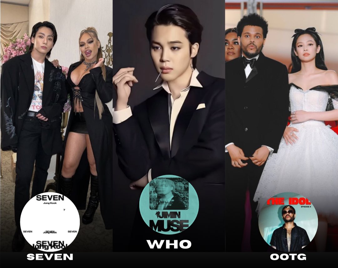 cocojm_ot7's tweet image. The only songs by Kpop Acts to surpass 100M streams in at least 4 countries on Spotify :
1. Who 🆕 (First & only solo song)
2. Seven
3. OOTG
