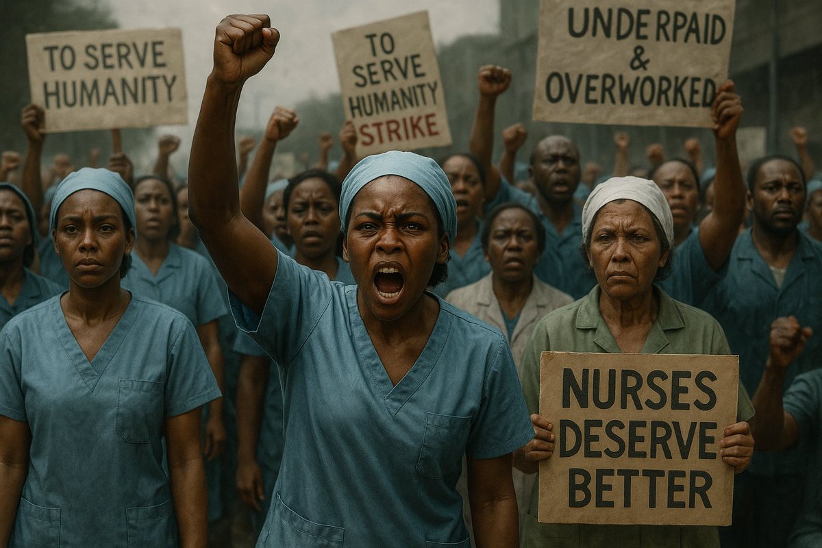 Nurses in Nigeria deserve better.

For years, Nurses been underpaid, overworked, and disrespected. They pay us peanuts, strip us of dignity, and expect us to smile , all in the name of “serving humanity.”

Is it any wonder Nigerian nurses are leaving the country in droves?
