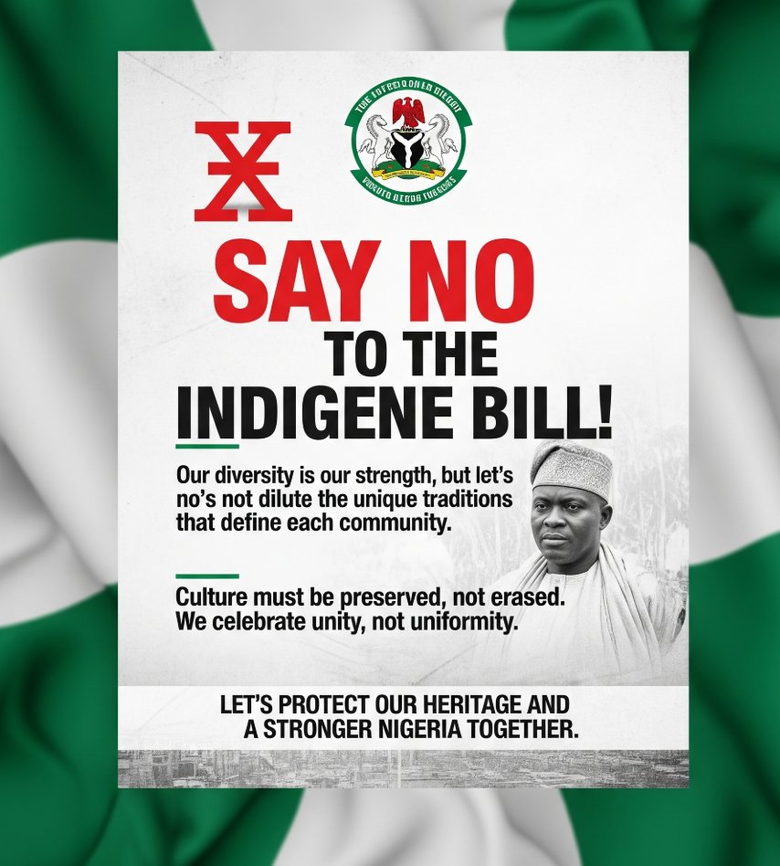 Take a minute to type #SayNoToIndigenousBill ✊