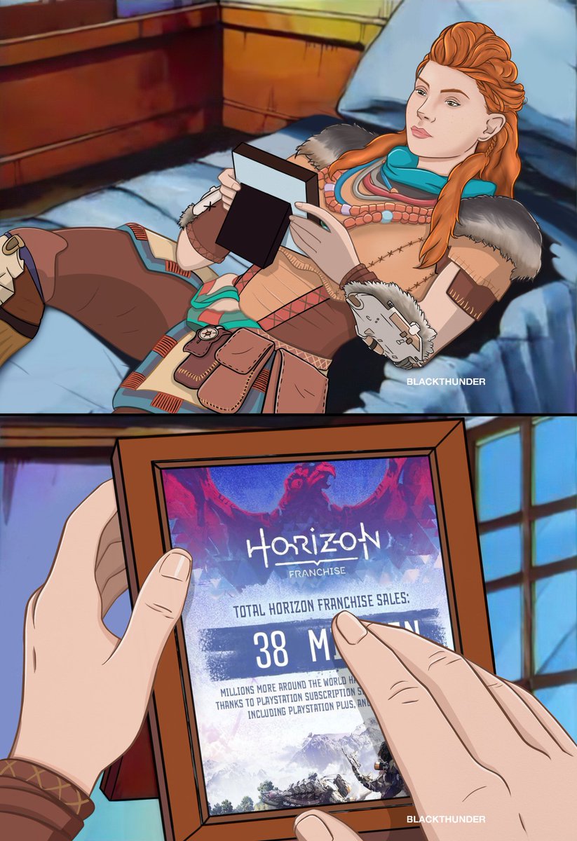 BT_BlackThunder's tweet image. Horizon franchise has sold over 38 million copies. That’s HUGE. #HorizonZeroDawn #HorizonForbiddenWest