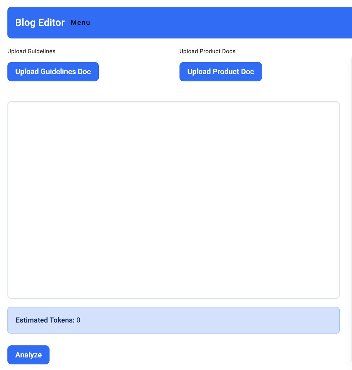 PoojaUniyall's tweet image. Is this UI acceptable for an MVP?