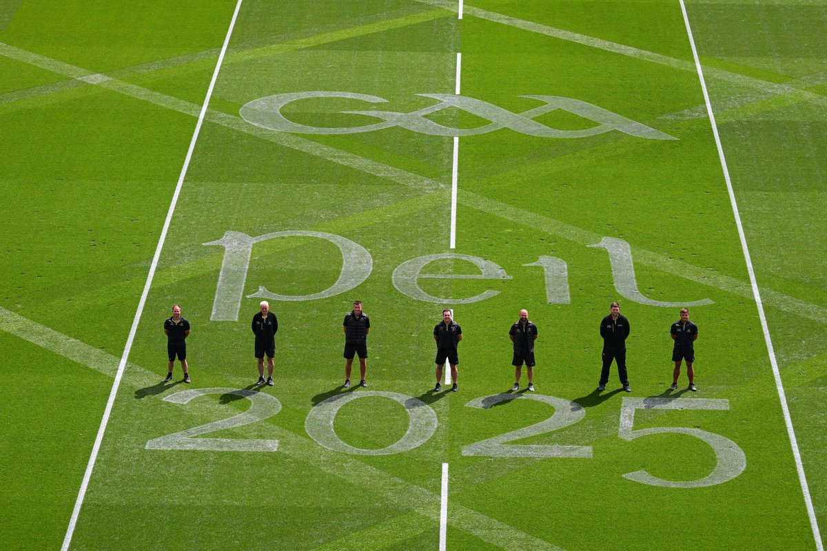 The GAA (@officialgaa) on Twitter photo Our dedicated <a href="/CrokePark/">Croke Park</a> grounds team, the unsung heroes who keep the pitch looking pristine all year round. Ár ngraidhin sibh a lucht cothaithe na páirce! 👏 Our dedicated <a href="/CrokePark/">Croke Park</a> grounds team, the unsung heroes who keep the pitch looking pristine all year round. Ár ngraidhin sibh a lucht cothaithe na páirce! 👏