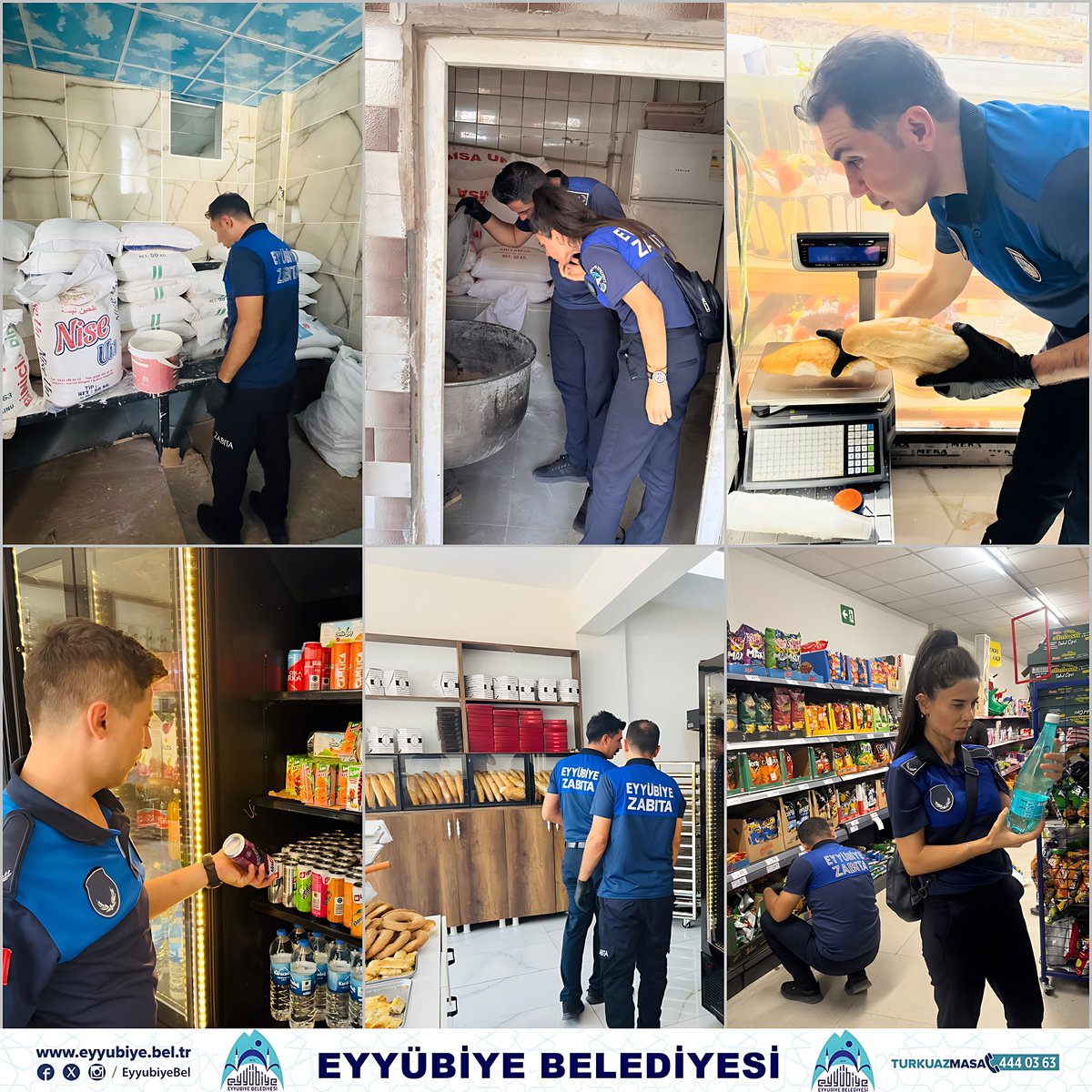 Eyyübiye’de Zabıta Denetimleri Hız Kesmiyor!

Eyyübiye Belediyesi Zabıta Müdürlüğü ekiplerimiz, halk sağlığını korumak amacıyla ilçe genelindeki bakkal, market, fırın ve unlu mamul işletmelerinde yapılan denetimlerimiz.

🏷️Etiket  
⚖️Gramaj   
💦Hijyen
🗓️Son Kullanma tarihlerinin