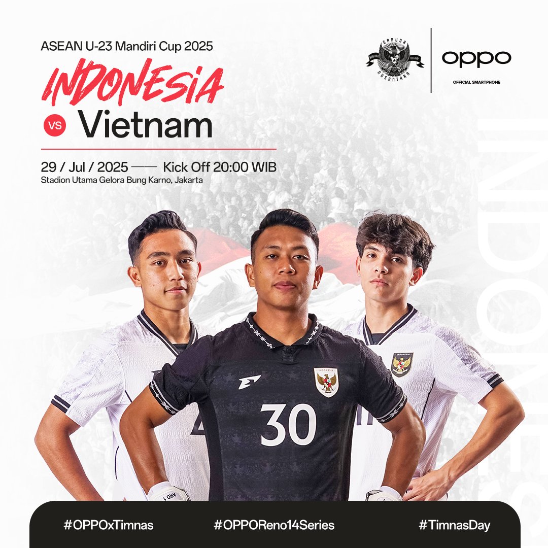 SerieA_Lawas's tweet photo. #TimnasDay
Final AFF u23 nih malam ini.
Kira-kira berapa prediksi skor Vietnam vs Indonesia??
#OPPOxTimnas #TimnasDay #OPPOReno14Series https://t.co/cgb9B5gxC0