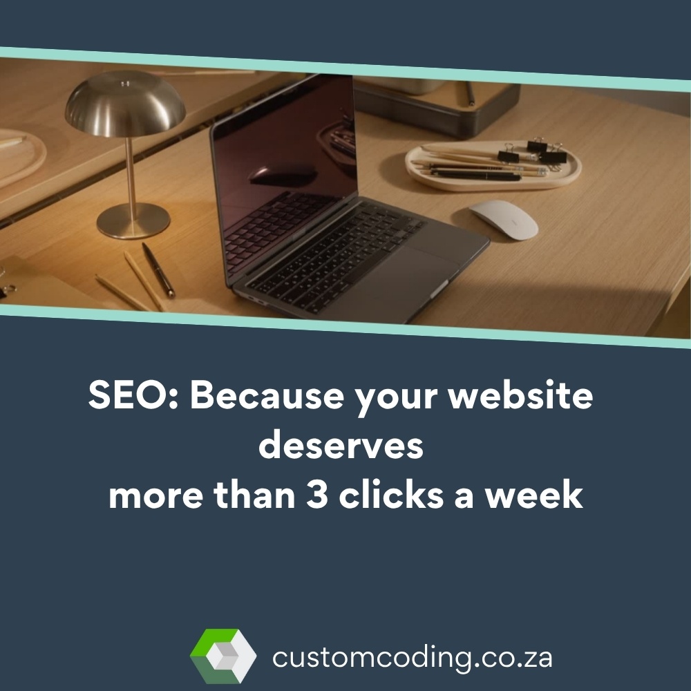 CustomCodingSA's tweet image. You didn’t start your business to learn how to rank on Google.
But if your website isn’t showing up, your competition is getting the calls.
We handle your SEO, design, and AI search optimisation while you focus on running the show.