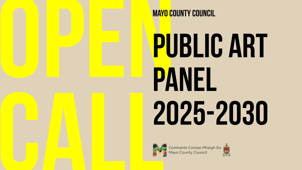MayoDotIE's tweet image. A great opportunity for artists encompassing a wide range of art forms, arts practices, community engagement approaches and specialist interests, with applications now open to join the Public Art Panel 2025 – 2030.

For more information visit mayo.ie/arts/public-ar…
