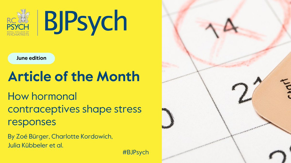 Cambridge UP - Psychology & Psychiatry (@cambup_psych) on Twitter photo Have you seen our June #ArticleOfTheMonth from the British Journal of Psychiatry? 'How hormonal contraceptives shape stress responses' by Zoé Bürger, Charlotte Kordowich, Julia Kübbeler et al. #WomensHealth #HormonalContraceptives <a href="/TheBJPsych/">BJPsych Journals</a> - cup.org/4fb3V8t Have you seen our June #ArticleOfTheMonth from the British Journal of Psychiatry? 'How hormonal contraceptives shape stress responses' by Zoé Bürger, Charlotte Kordowich, Julia Kübbeler et al. #WomensHealth #HormonalContraceptives <a href="/TheBJPsych/">BJPsych Journals</a> - cup.org/4fb3V8t