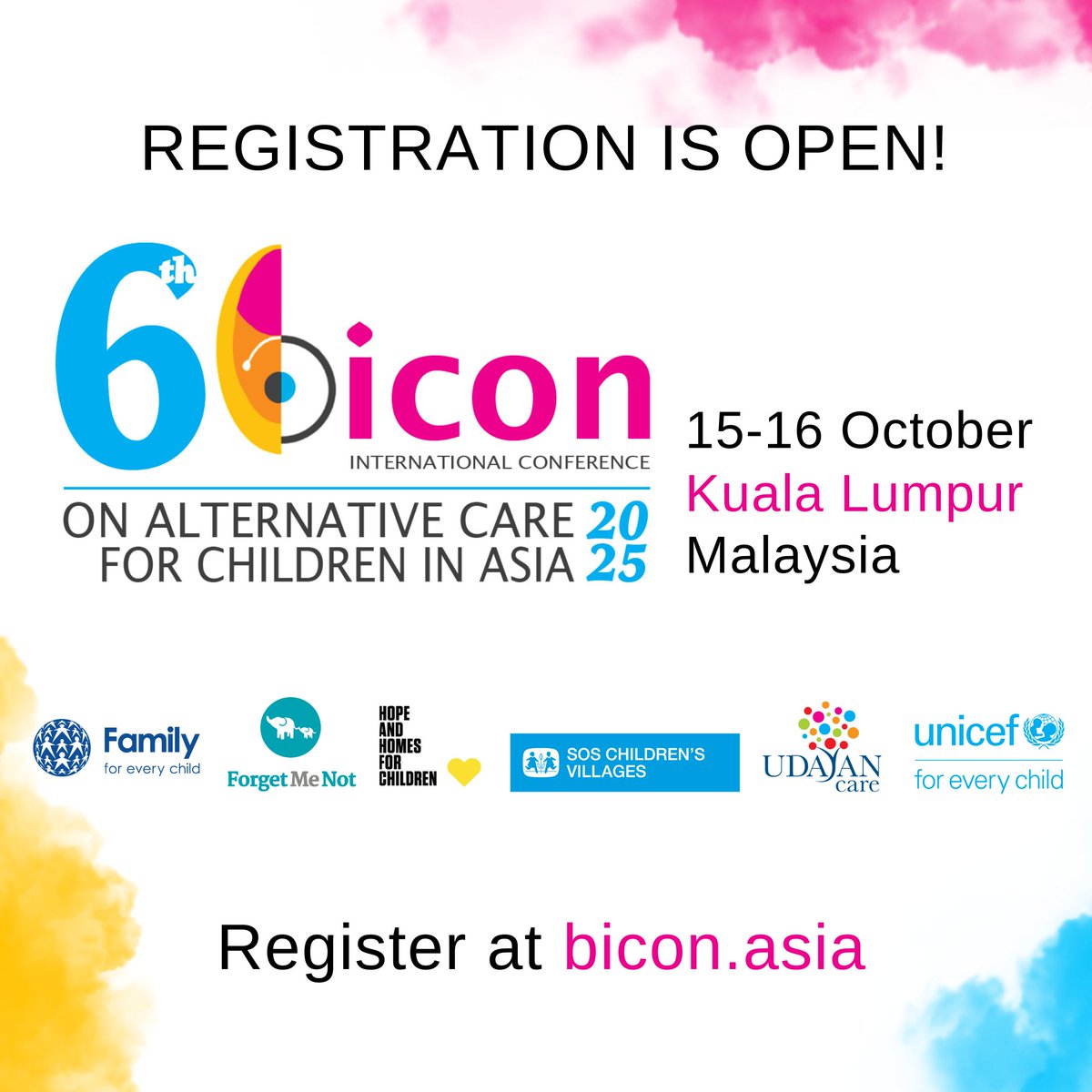 Registration is open for #BICON2025!

📅 15–16 Oct | 📍 Aloft Kuala Lumpur

Join us for two powerful days of care reform in Asia—led by young people with lived experience.
👉 bicon.asia

#BICON2025 #BICONASIA