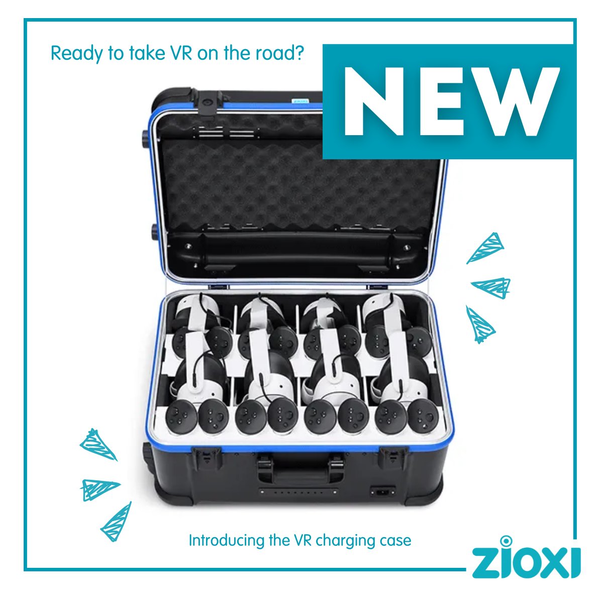 🚚 VR shouldn’t be stuck in one room.
The Zioxi Transporter Charging Case lets you move, store &amp; charge up to 10 VR headsets — all USB-C, no cable mess, fully mobile. Perfect for classrooms, training, or on-the-go immersion.
🔗 okt.to/47ZOY3
#VR #ImmersiveTech #Zioxi