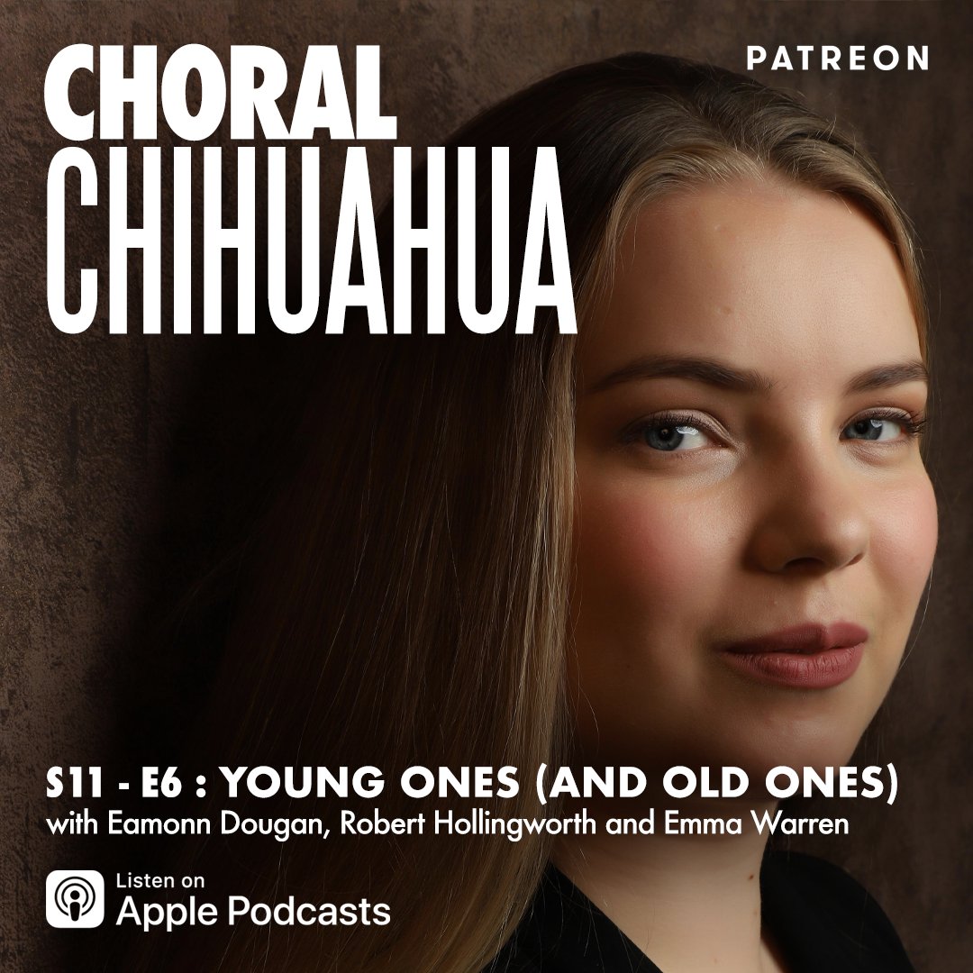 POLYPHONIC (@polyphonicfilms) on Twitter photo In latest #ChoralChihuahua your hosts <a href="/ifagiolini/">Robert Hollingworth</a> and <a href="/ejdougan/">Eamonn Dougan</a> are joined by <a href="/emmaconductor/">Emma Warren</a> to chat <a href="/GenesisSixteen/">Genesis Sixteen</a> programme and more, inc some live (exclusive?!) recordings 🎼🎵
Listen via 🔗 choralchihuahua.com
Support on <a href="/Patreon/">Patreon</a> 👉 patreon.com/ChoralChihuahua In latest #ChoralChihuahua your hosts <a href="/ifagiolini/">Robert Hollingworth</a> and <a href="/ejdougan/">Eamonn Dougan</a> are joined by <a href="/emmaconductor/">Emma Warren</a> to chat <a href="/GenesisSixteen/">Genesis Sixteen</a> programme and more, inc some live (exclusive?!) recordings 🎼🎵
Listen via 🔗 choralchihuahua.com
Support on <a href="/Patreon/">Patreon</a> 👉 patreon.com/ChoralChihuahua