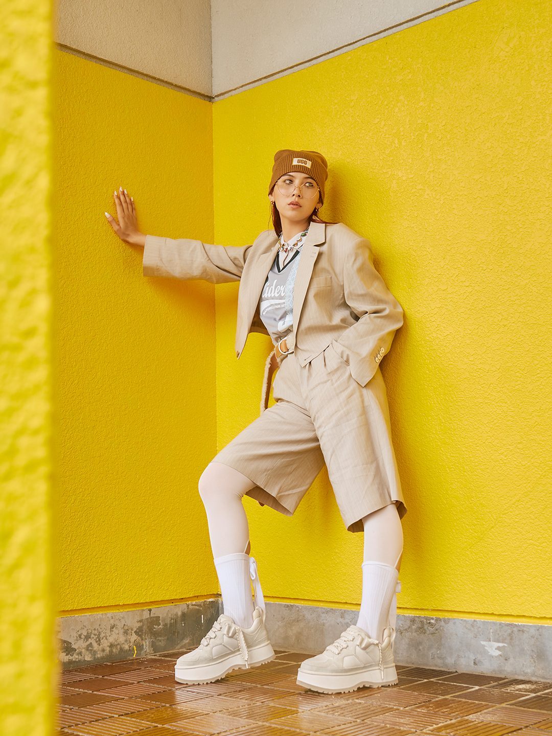 【UGG】Astromel ボリューミーな 厚底スニーカー 存在感は主役級 約5cm厚底が叶える美脚♡UGG新作スニーカー「Astromel
