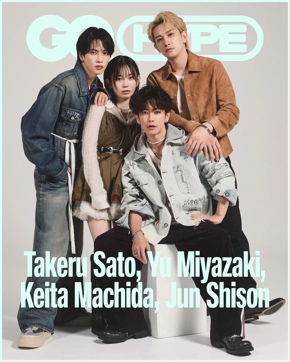 GQ HYPE」最新回は佐藤健×宮﨑優×町田啓太×志尊淳！ ▽Netflixシリーズ