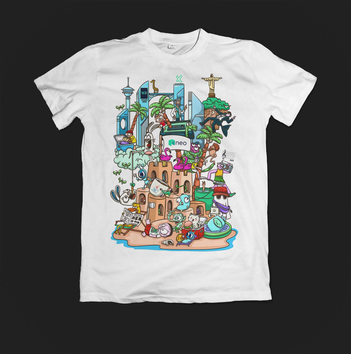 We’re bringing this Rio-inspired T-shirt to #BlockchainRIO2025 next week. Swing by the Neo booth and grab yours!

How many Rio + Neo references can you spot? 👀
Comment below!