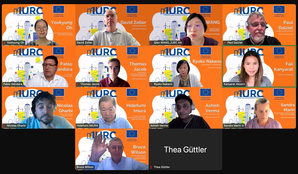 The IURC Asia &amp; Australasia team held its latest roundup with country managers from Japan, China, Rep. of Korea, India, Australia, N. Zealand. Smart cities, circular economy &amp; innovation ecosystems topped the agenda, as well as city and region selection for the next IURC phase.