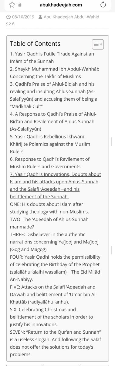 Islam Tees (@islamtees) on Twitter photo <a href="/AbuKhadeejahSP/">Abu Khadeejah SP</a> <a href="/ImranRafiqUK/">Imran Rafiq</a> A much-needed detailed refutation of Yasir Qadhi making his reality, misguidance and deviation lucid and crystal clear. <a href="/AbuKhadeejahSP/">Abu Khadeejah SP</a> <a href="/ImranRafiqUK/">Imran Rafiq</a> A much-needed detailed refutation of Yasir Qadhi making his reality, misguidance and deviation lucid and crystal clear.