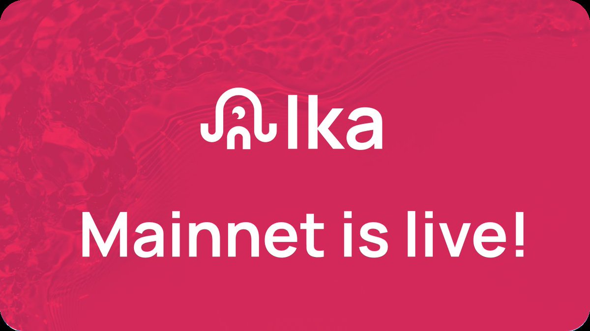 BREAKING!
<a href="/ikadotxyz/">Ika「🦑」</a> mainnet is LIVE!