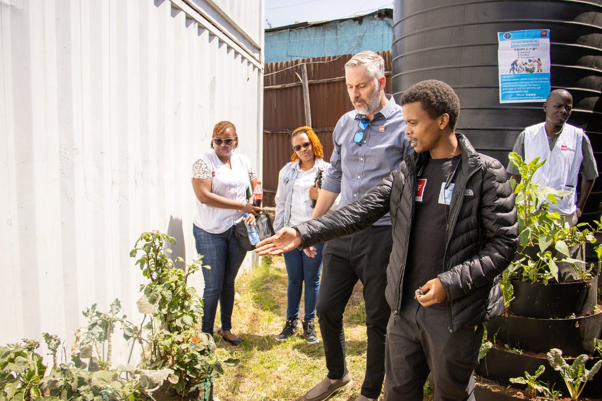 BISCORG's tweet image. Great visit from @AIDSHealthcare  Led by sir  Brian Shepherd and @ahfkenya Prevention Manager Naomi at BISC in Viwandani! They joined us for an impact check-in on our program supporting youth by tackling the Triple Threat — HIV, early pregnancy, and gender-based violence.