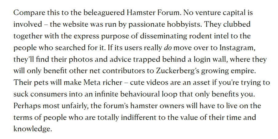 Ella Dorn 唐棠 (@elladorn_) on Twitter photo For the <a href="/NewStatesman/">The New Statesman</a> I wrote about the Online Safety Act. Over the past decade the Internet has got immeasurably worse because of VC-backed tech monopolies. They cause most "online harms" - but they are the only entities that can afford to comply with our government's new law. For the <a href="/NewStatesman/">The New Statesman</a> I wrote about the Online Safety Act. Over the past decade the Internet has got immeasurably worse because of VC-backed tech monopolies. They cause most "online harms" - but they are the only entities that can afford to comply with our government's new law.