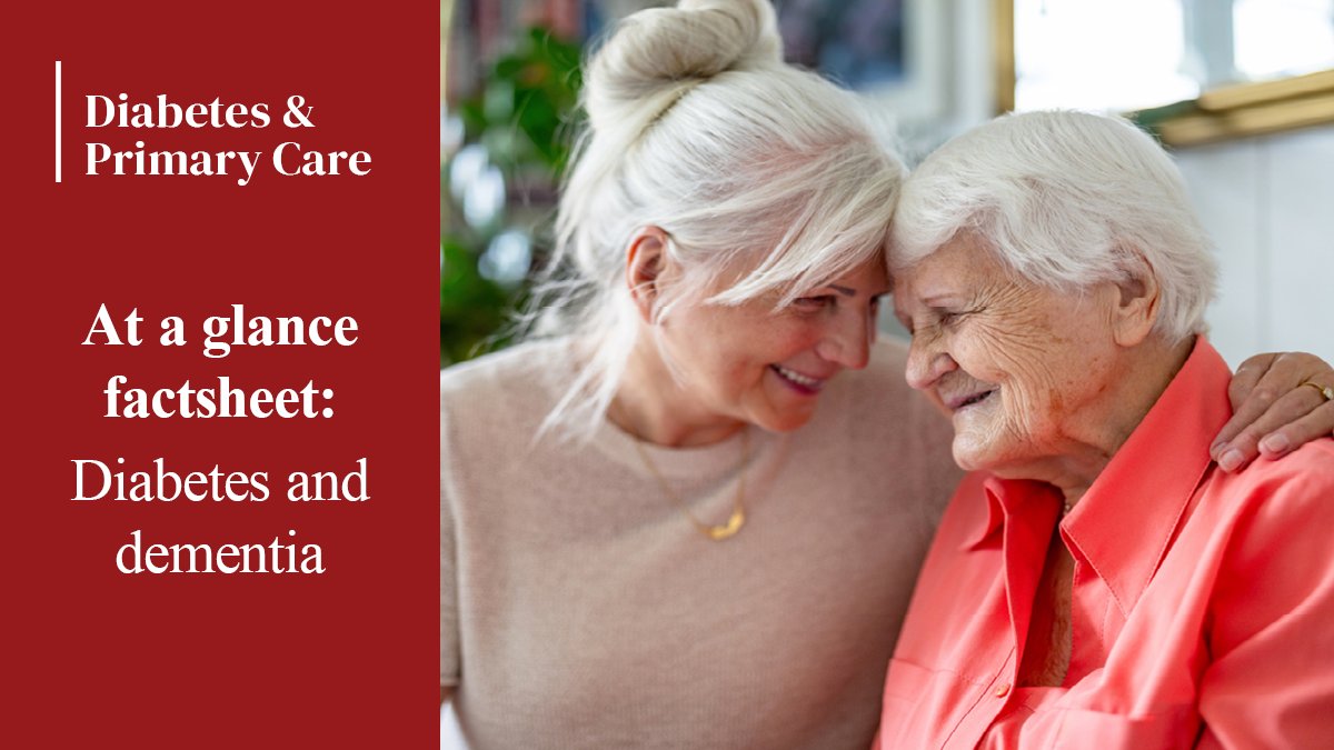 Our latest At a glance factsheet outlines the links between diabetes and dementia, and the risks associated with cognitive decline in people with diabetes:

eu1.hubs.ly/H0m0_Tb0