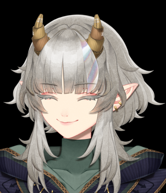 Welcome Packu ! ✨📦✨

After 30+ hours of meddling, changing and setting Vbridger &amp; VtubeStudio. I'm done with final model preparations ! YIPEE !! 💚

So I can offer you this beautiful smile ! And much more !