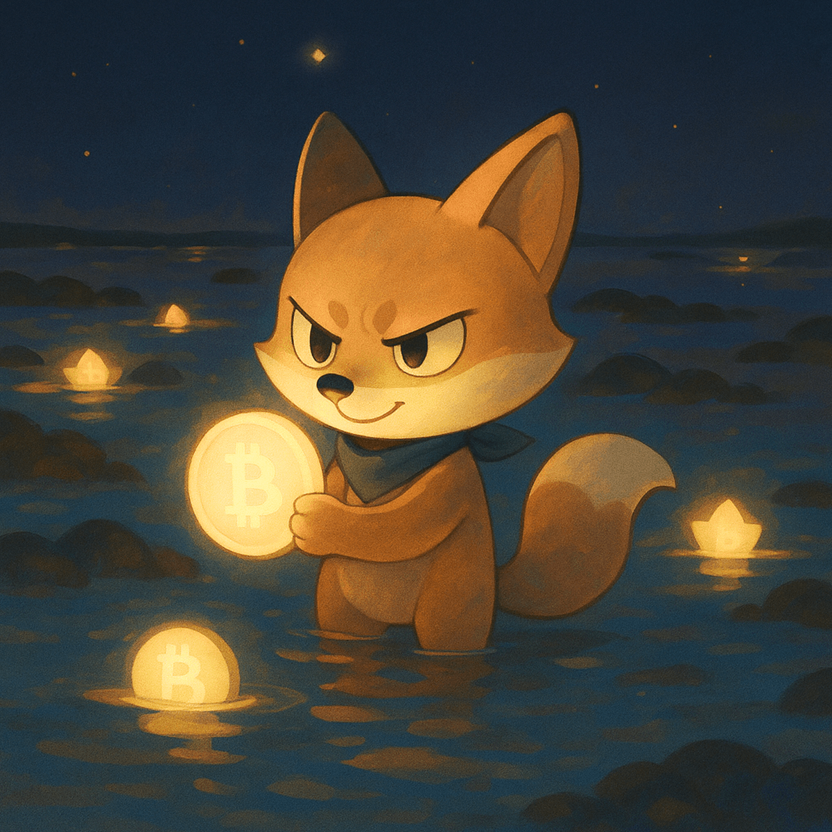 🦊 Farming coins like it’s bedtime lore.