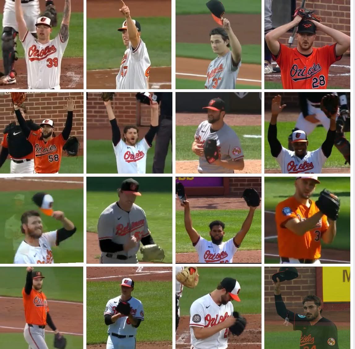 Orioles pitcher’s reaction to Cedric Mullins plays 
<a href="/Orioles/">Baltimore Orioles</a> 
<a href="/cedmull30/">Cedric Mullins</a> 
#Birdland