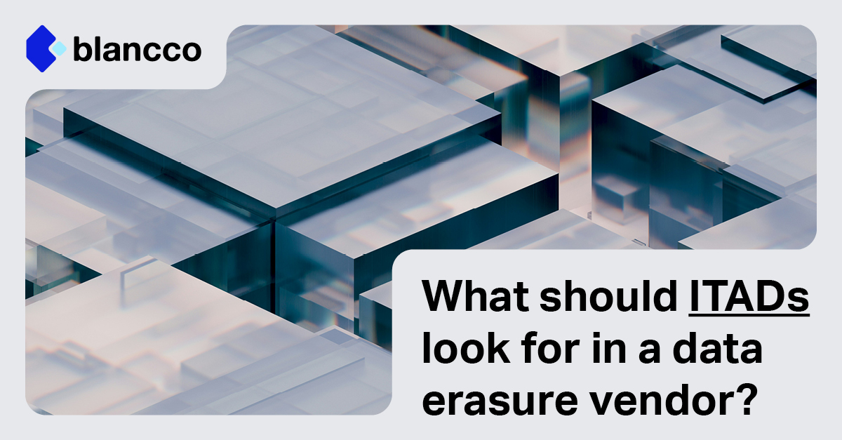 We think there are 6️⃣ key traits that ITADs and recyclers should seek in a data sanitization vendor.

Click the link for a full explanation of all 6!

bit.ly/4jKHR50

#BlanccoITAD #dataerasure