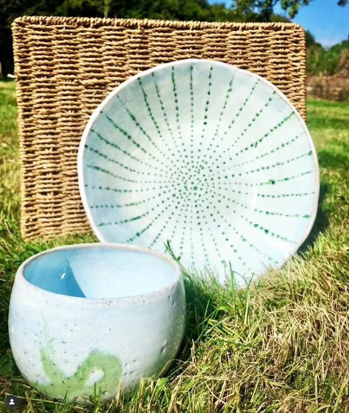 Pitt Farm Pottery - Kate Benson Ceramics at Ford near Wiveliscombe and exhibiting The 10 Parishes Festival stunning work on site, open 7th-14th September. 10parishesfestival.org.uk