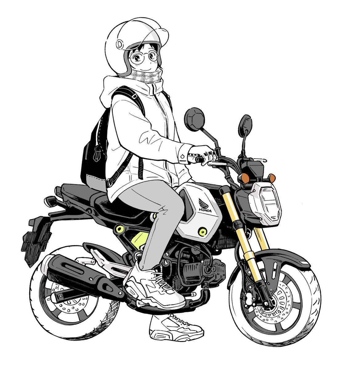 フォロワーさんが増えたので、今まで描いたバイク再ポスト🛵