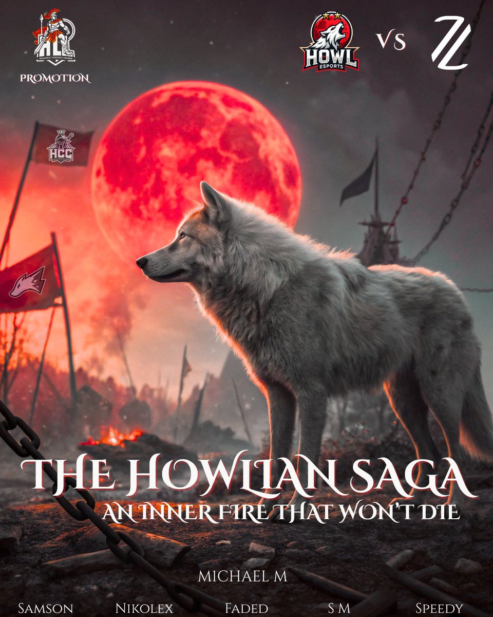 2-starred Wolves vs <a href="/ZerolagEsports/">HELL ZEROLAG</a> for a <a href="/helleniclegends/">Hellenic Legends League</a> spot.

We aren’t here to decorate the scene. 
We’re here to disrupt it. 
We might die with the torch. 

Passion in our foundation, love for the game runs in the engines.  

Howl is coming. 
Not clean. Not quiet. But true.