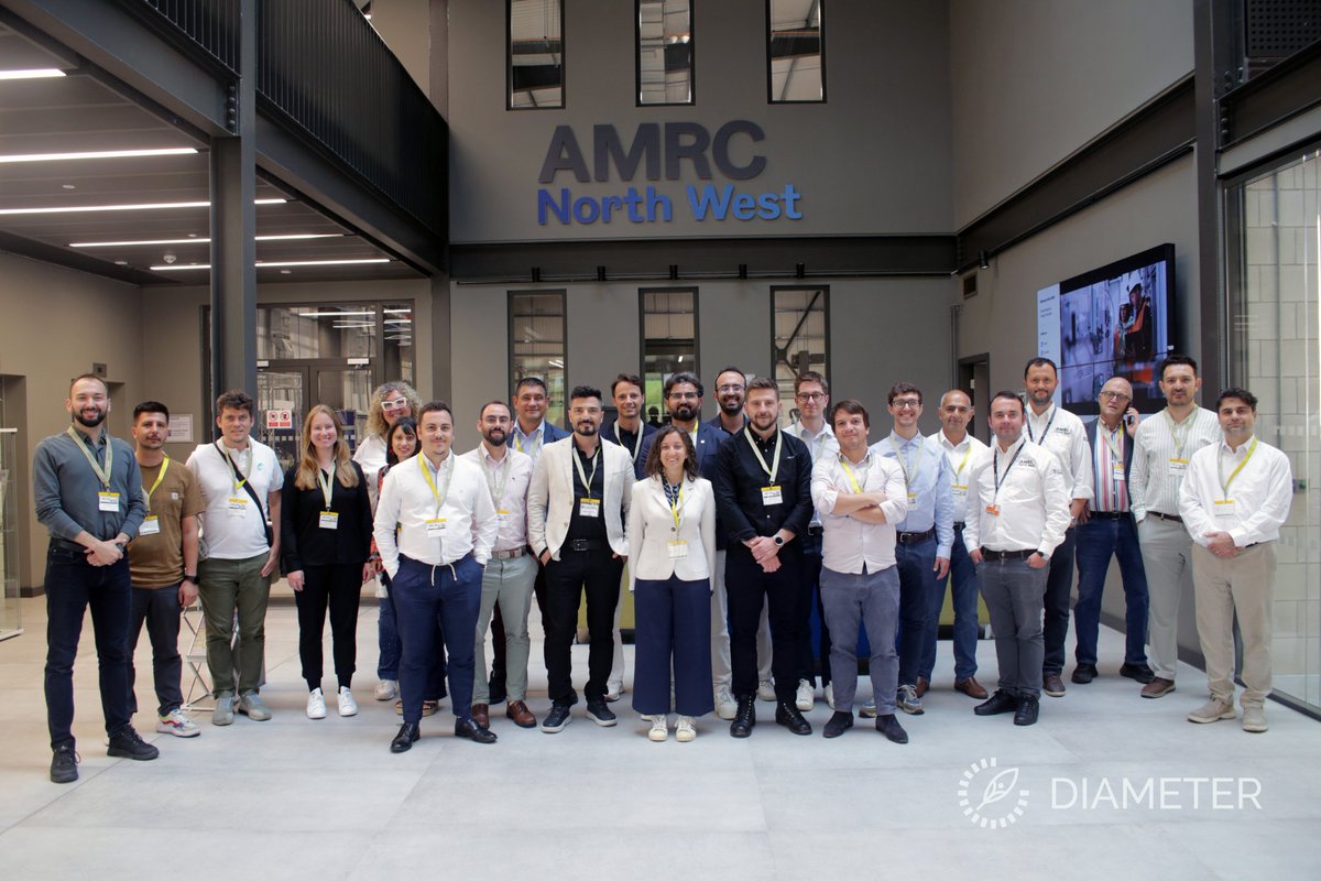 diameter_eu's tweet image. Our first General Assembly brought the DIAMETER consortium together at AMRC North West (UK) — two days of teamwork, innovation and commitment to circular-by-design additive manufacturing.
👉 Follow our journey: diameter-eu.org
 #CircularEconomy #AdditiveManufacturing