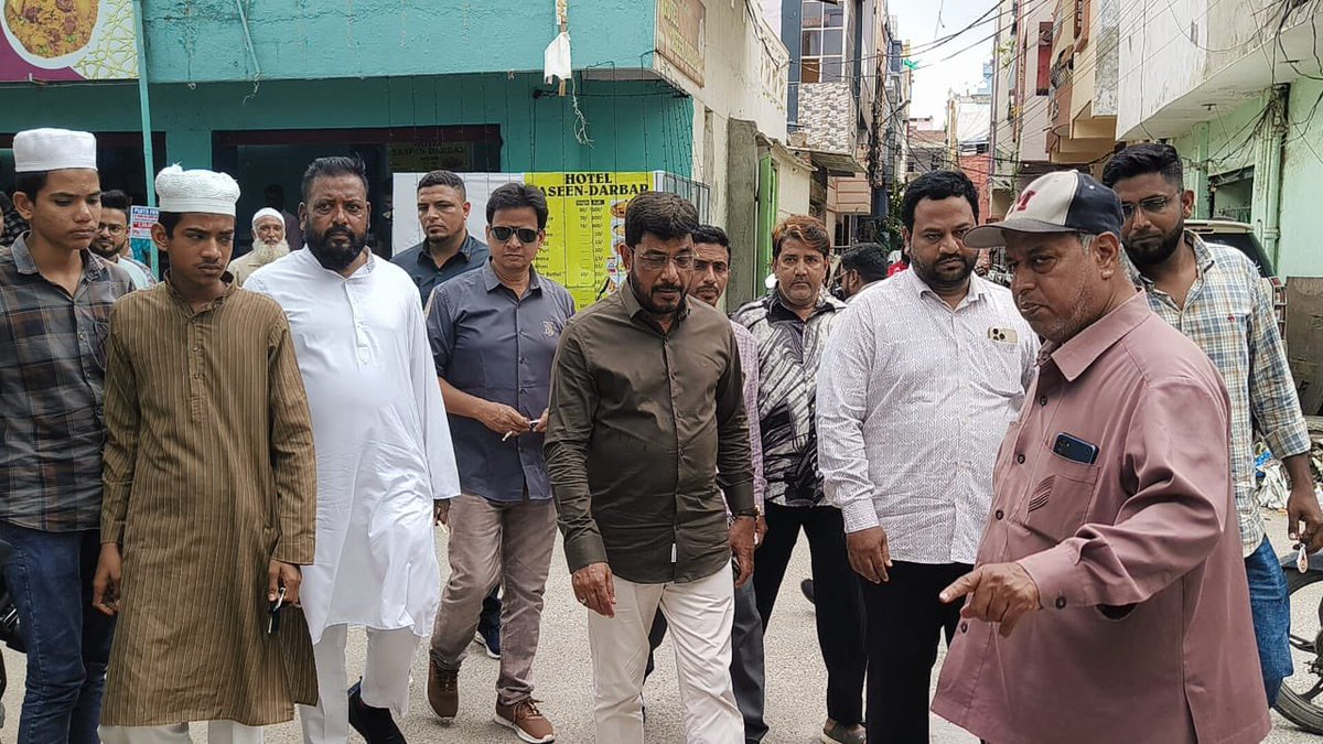 Jaffar Hussain Meraj (@jaffarhusainmla) on Twitter photo Under the esteemed leadership of <a href="/aimim_national/">AIMIM</a> President <a href="/asadowaisi/">Asaduddin Owaisi</a> & Floor Leader <a href="/akbarowaisii/">Akbaruddin Owaisi</a> , I inspected 2 ongoing NP2 pipeline works in Talab Chanchalam Division:
1. Aman Nagar B (Opposite Sameena Hospital to Railway Bridge): ₹7 lakhs
2. Aman Nagar B (near Madina Under the esteemed leadership of <a href="/aimim_national/">AIMIM</a> President <a href="/asadowaisi/">Asaduddin Owaisi</a> & Floor Leader <a href="/akbarowaisii/">Akbaruddin Owaisi</a> , I inspected 2 ongoing NP2 pipeline works in Talab Chanchalam Division:
1. Aman Nagar B (Opposite Sameena Hospital to Railway Bridge): ₹7 lakhs
2. Aman Nagar B (near Madina