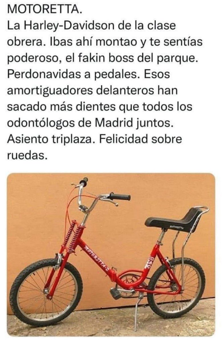 Ni Dragón ni unicornio: mi criatura mágica tenía ruedas y asiento larguísimo 😜 🚴‍♂️🛞💥😎🧒🦷🥇🔙📼 #MotorettaBoss #OchenterismoDelBueno