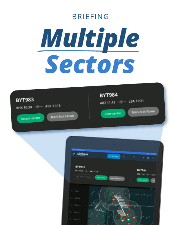 Simplifying rotations, one sector at a time... 

Managing multi-sector days doesn’t have to mean loading up new briefings or paperwork. 

#aviation #pilots