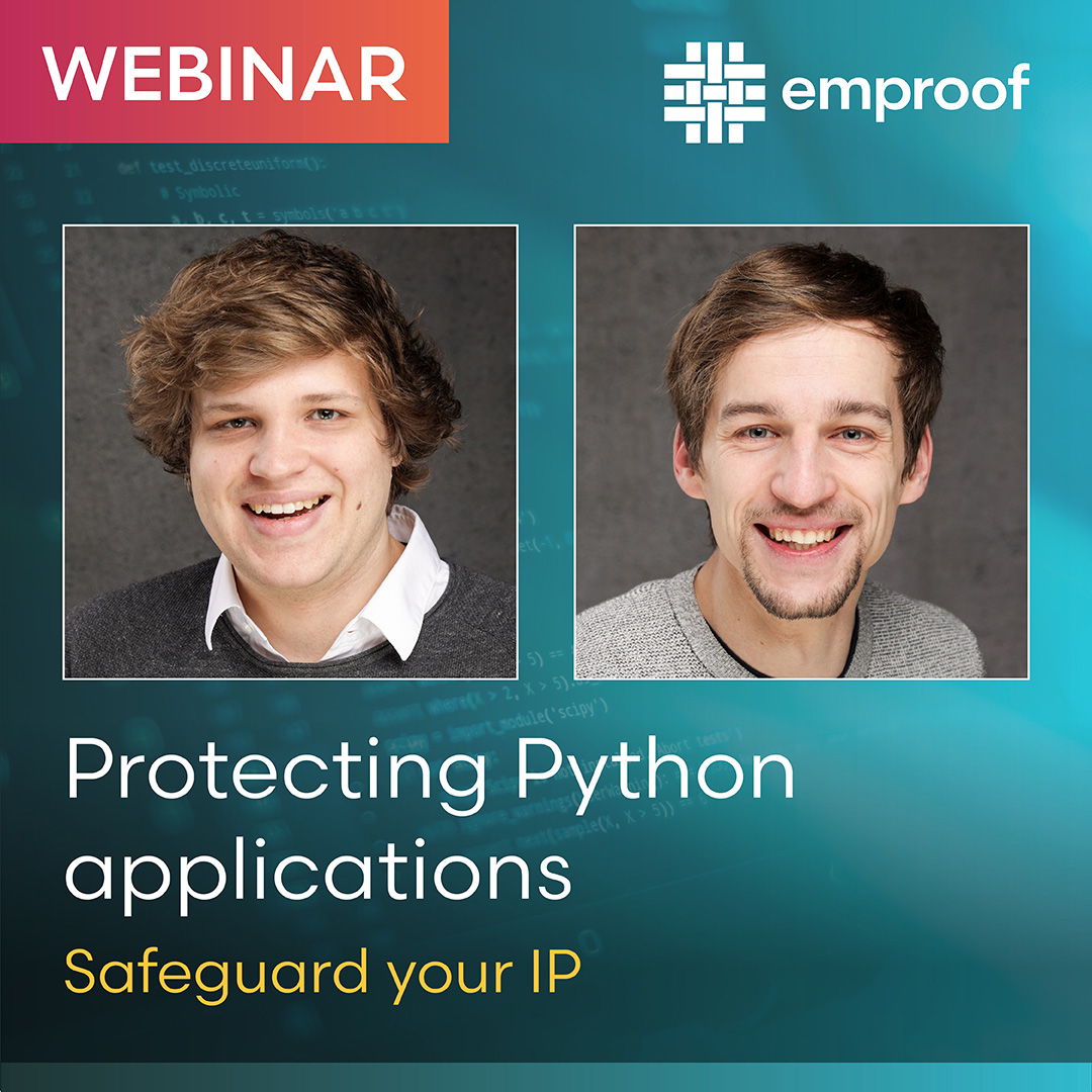 Last chance to register!
 
Join Philipp &amp; Nils tomorrow 2PM UK | 3PM CEST to learn how Python apps get reverse engineered and how Emproof Nyx stops it.
 
Live demo included!
 
🔗 shorturl.at/RdVPQ
 
#PythonSecurity #IPProtection #Cybersecurity
