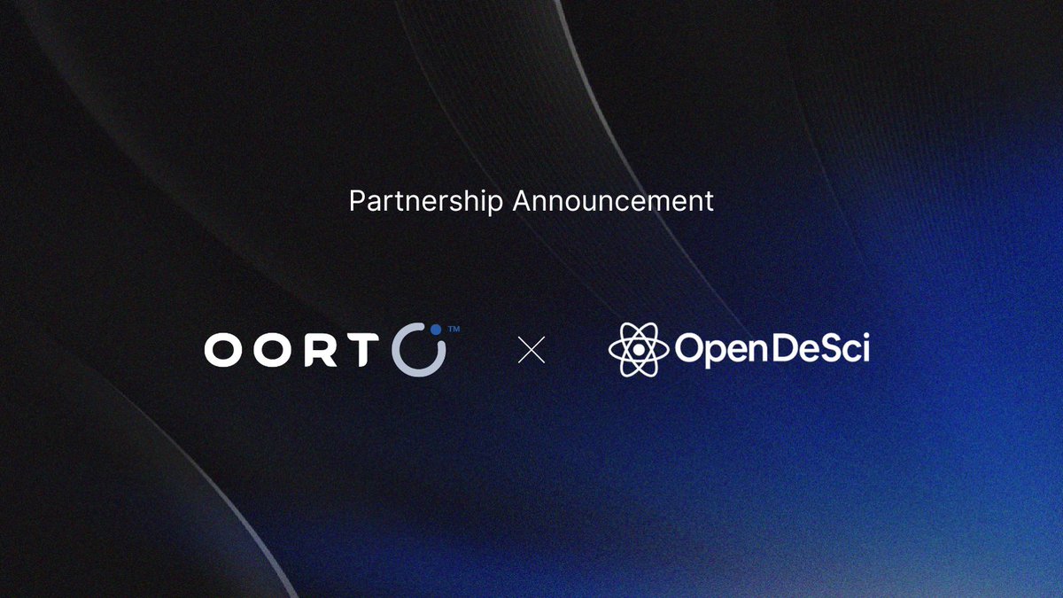 OORT | Cloud for Decentralized AI (@oortech) on Twitter photo 📢 OORT × OpenDeSci
We’re thrilled to announce our partnership with <a href="/opendesciorg/">OpenDeSci.org</a>, an award-winning next-gen science education content platform. 🤝
This collaboration will focus on both academic research and marketing initiatives. Together, we aim to explore the future of 📢 OORT × OpenDeSci
We’re thrilled to announce our partnership with <a href="/opendesciorg/">OpenDeSci.org</a>, an award-winning next-gen science education content platform. 🤝
This collaboration will focus on both academic research and marketing initiatives. Together, we aim to explore the future of
