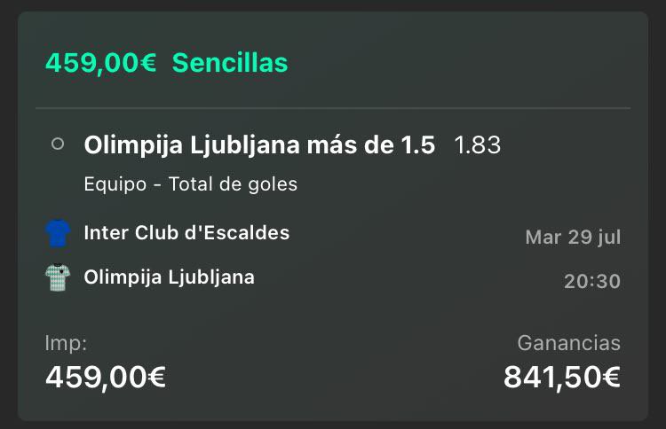 Ramonbets365's tweet image. Cada día voy a meter 1€ a una apuesta por cada seguidor que tenga 🌟

Si es ✅ todo el beneficio va para un seguidor aleatorio que de MG 💚 al tuit.

🏆 El ganador lo daré en el link de mi biografía